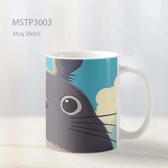 Totoro Studio Ghibli Close Up Mug MSTP3003 - All-side / Desain