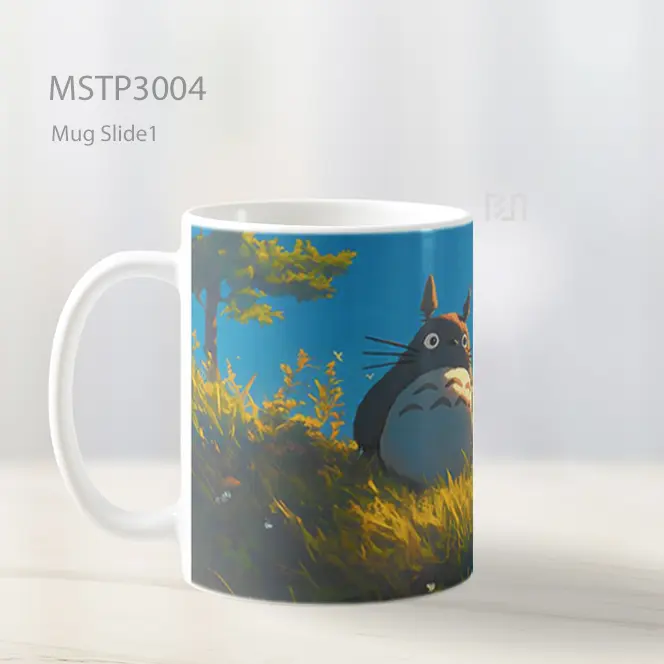 Totoro Studio Ghibli Scenery Mug MSTP3004 - All-side / Desain
