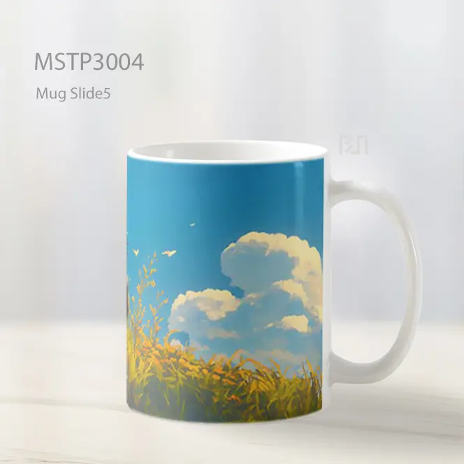 Totoro Studio Ghibli Scenery Mug MSTP3004 - All-side / Desain