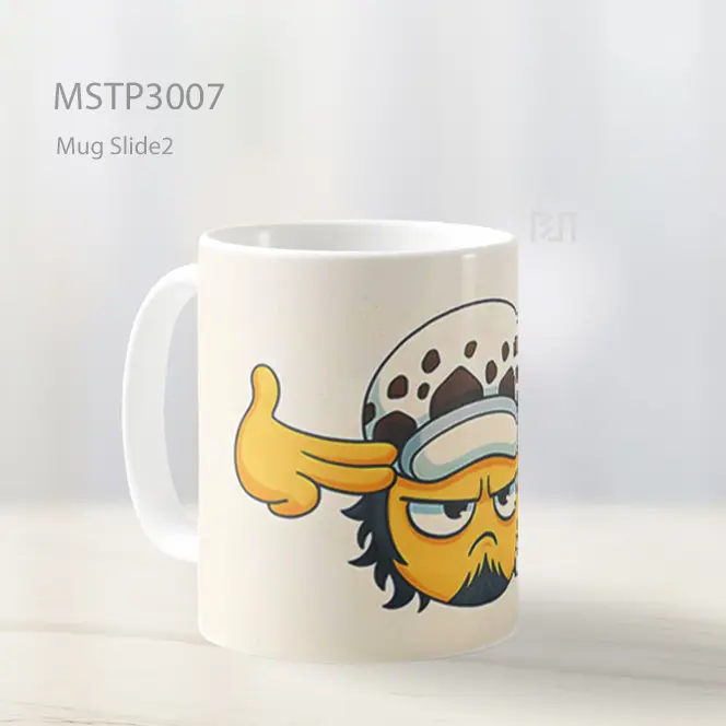 Trafalgar Law Emoji Mug MSTP3007 - All-side / Desain