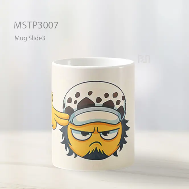 Trafalgar Law Emoji Mug MSTP3007 - All-side / Desain
