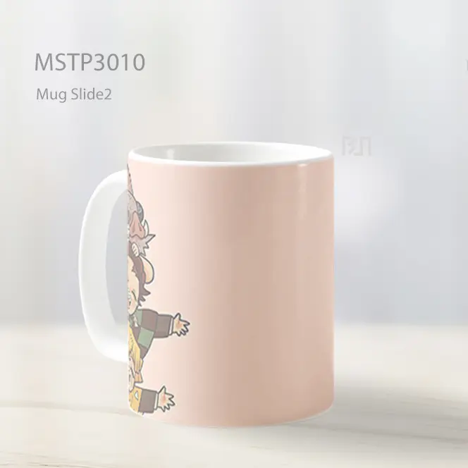 Trio Imut Demon Slayer Tersenyum Mug MSTP3010 - All-side / Desain
