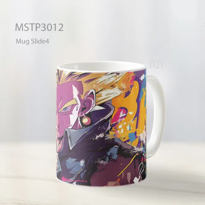 Trunks Dbz Super Saiyan Graffiti Mug MSTP3012