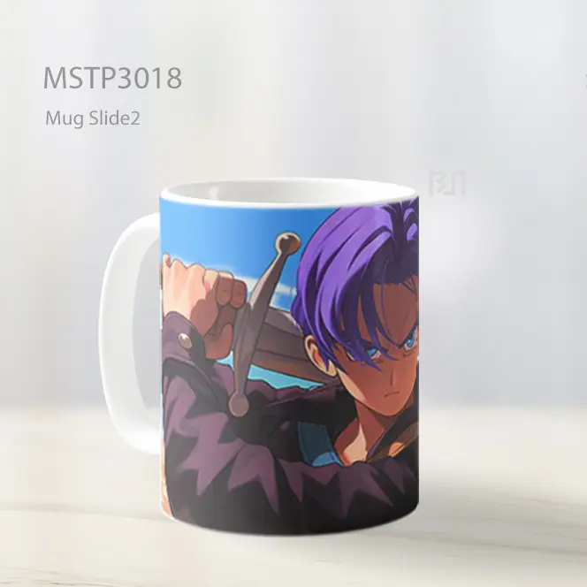 Trunks Pedang Petarung Dragon Ball Z Mug MSTP3018 - All-side / Desain