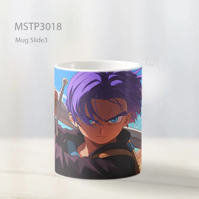 Trunks Pedang Petarung Dragon Ball Z Mug MSTP3018 - All-side / Desain