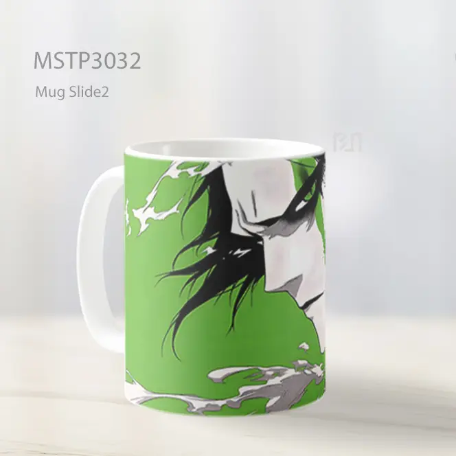 Ulquiorra Bleach Energi Hijau Mug MSTP3032 - All-side / Desain