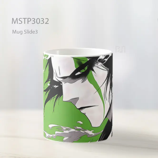 Ulquiorra Bleach Energi Hijau Mug MSTP3032 - All-side / Desain