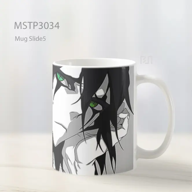 Ulquiorra Bleach Mata Hijau Mug MSTP3034 - All-side / Desain