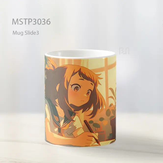 Uraraka Belajar Di Jendela Mug MSTP3036 - All-side / Desain