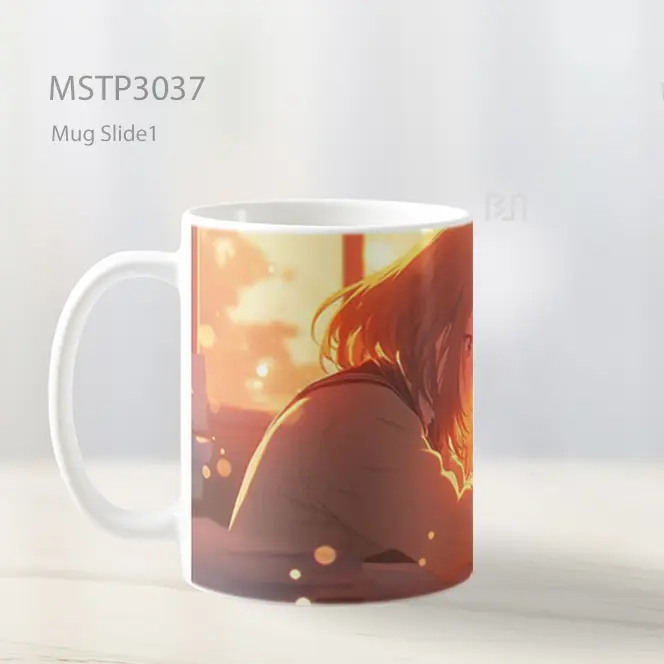 Uraraka Di Jendela Golden Hour Mug MSTP3037 - All-side / Desain