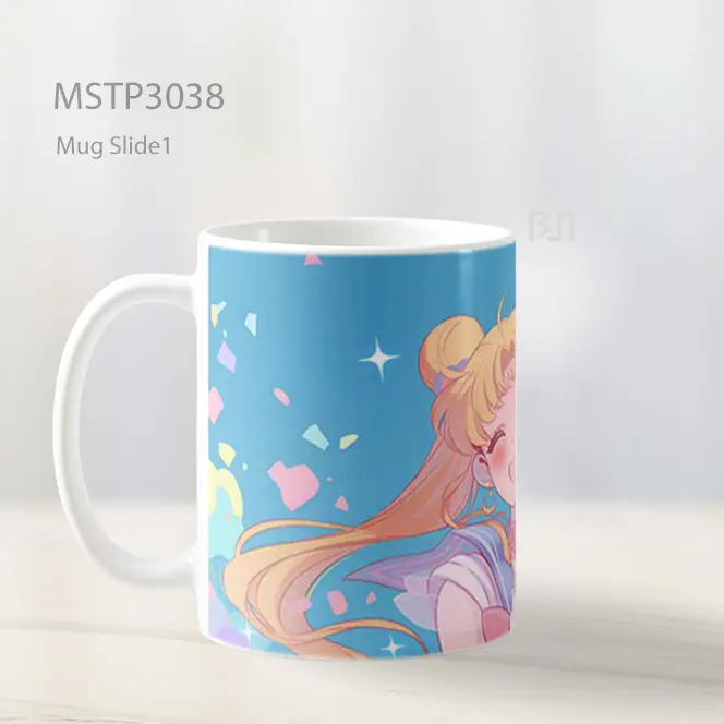 Usagi Sailor Moon Ceria Mug MSTP3038 - All-side / Desain