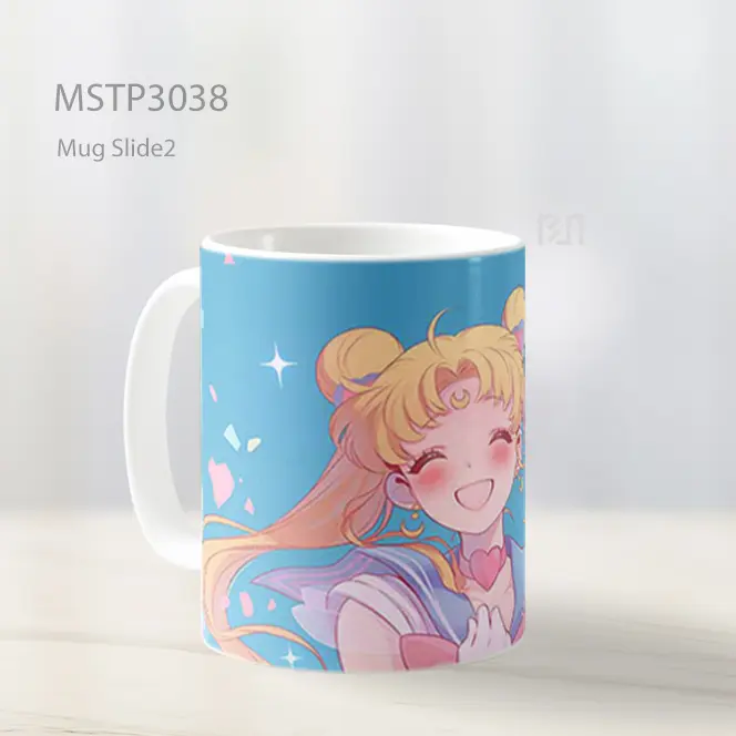 Usagi Sailor Moon Ceria Mug MSTP3038 - All-side / Desain
