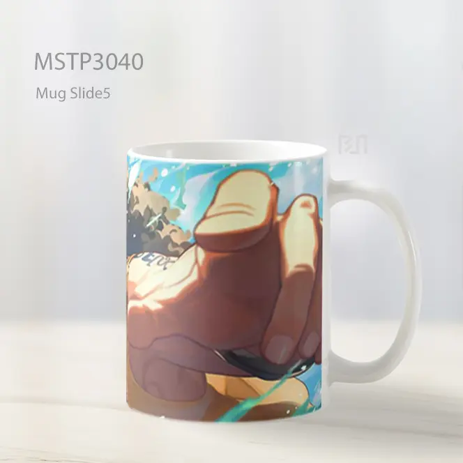 Usopp One Piece Menunjuk Maju Mug MSTP3040 - All-side / Desain