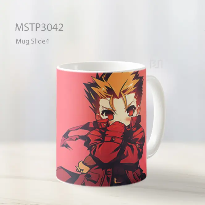 Vash The Stampede Chibi Trigun Mug MSTP3042