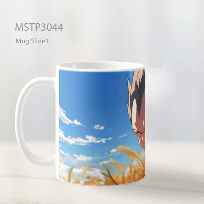 Vegeta Chibi Marah Di Ladang Gandum Mug MSTP3044 - All-side / Desain