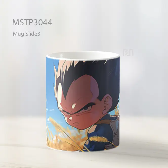 Vegeta Chibi Marah Di Ladang Gandum Mug MSTP3044 - All-side / Desain