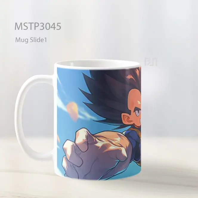 Vegeta Chibi Siap Serang Mug MSTP3045 - All-side / Desain
