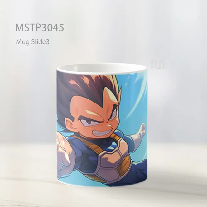 Vegeta Chibi Siap Serang Mug MSTP3045 - All-side / Desain