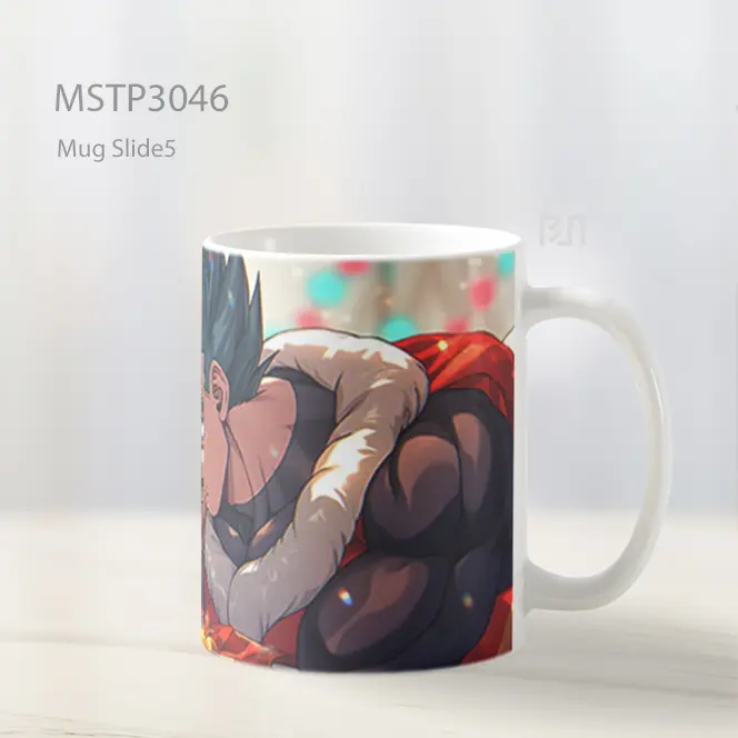 Vegeta Dengan Hadiah Natal Mug MSTP3046 - All-side / Desain