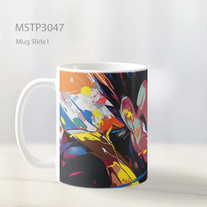 Vegeta Dragon Ball Kemarahan Berwarna Mug MSTP3047 - All-side / Desain