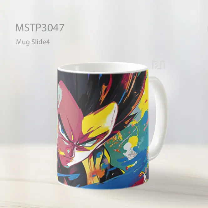 Vegeta Dragon Ball Kemarahan Berwarna Mug MSTP3047