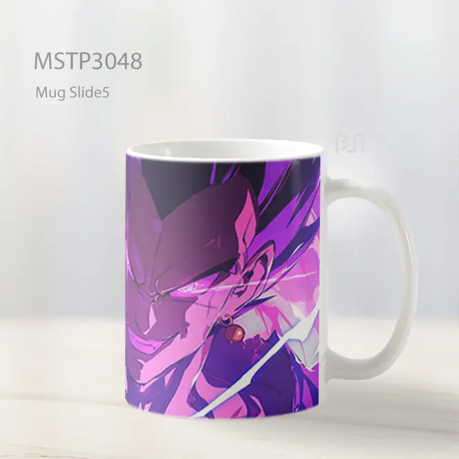 Vegeta Dragon Ball Semangat Bertarung Mug MSTP3048 - All-side / Desain