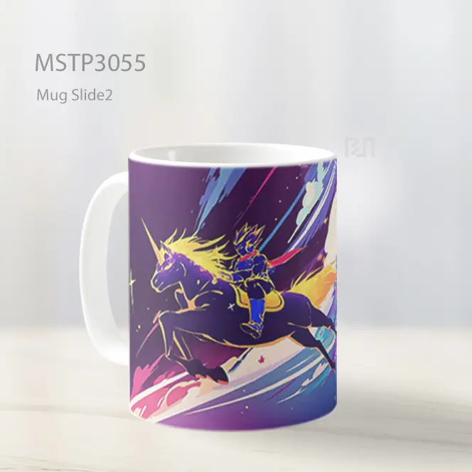 Vegeta Naik Unicorn Mug MSTP3055 - All-side / Desain