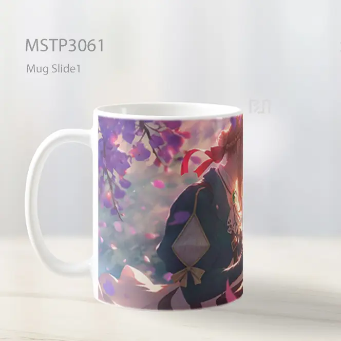 Violet Evergarden Bunga Wallpaper Mug MSTP3061 - All-side / Desain