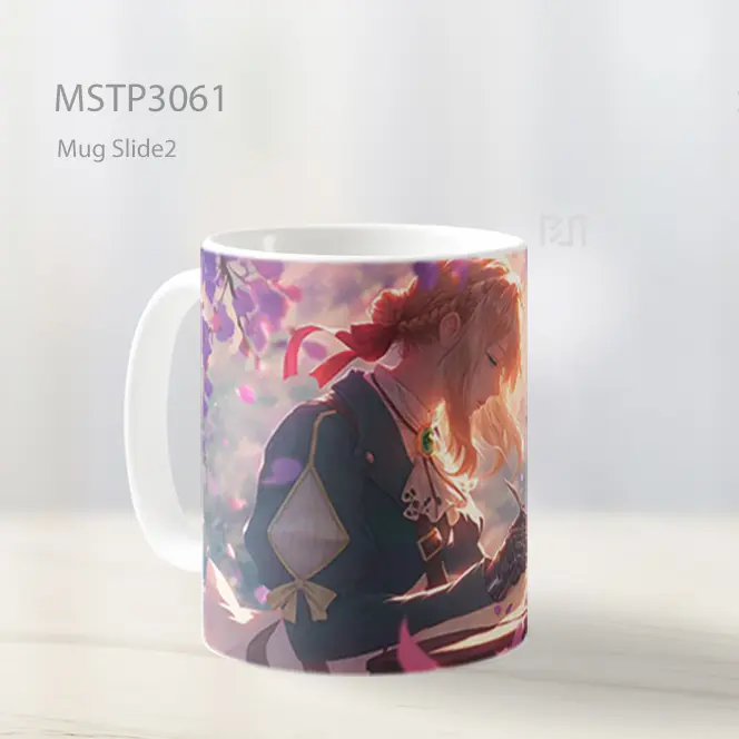 Violet Evergarden Bunga Wallpaper Mug MSTP3061 - All-side / Desain