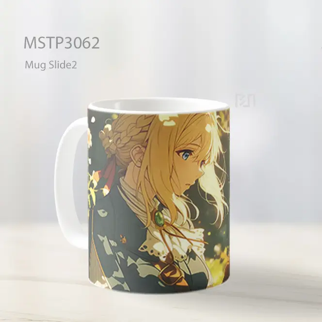 Violet Evergarden Membaca Surat Wallpaper Mug MSTP3062 - All-side / Desain