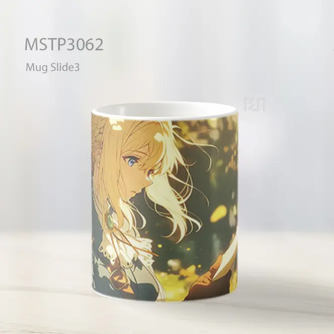 Violet Evergarden Membaca Surat Wallpaper Mug MSTP3062 - All-side / Desain