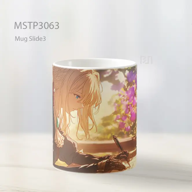 Violet Evergarden Menulis Bunga Wallpaper Mug MSTP3063 - All-side / Desain