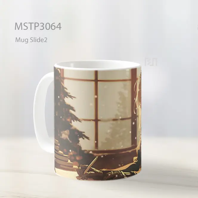 Violet Evergarden Menulis Surat Natal Mug MSTP3064 - All-side / Desain