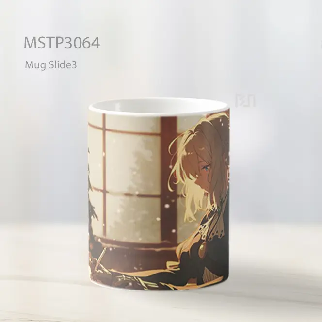 Violet Evergarden Menulis Surat Natal Mug MSTP3064 - All-side / Desain