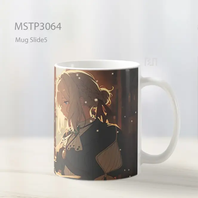 Violet Evergarden Menulis Surat Natal Mug MSTP3064 - All-side / Desain