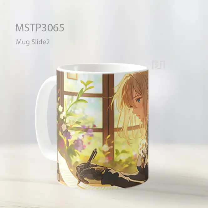 Violet Evergarden Menulis Wallpaper Mug MSTP3065 - All-side / Desain