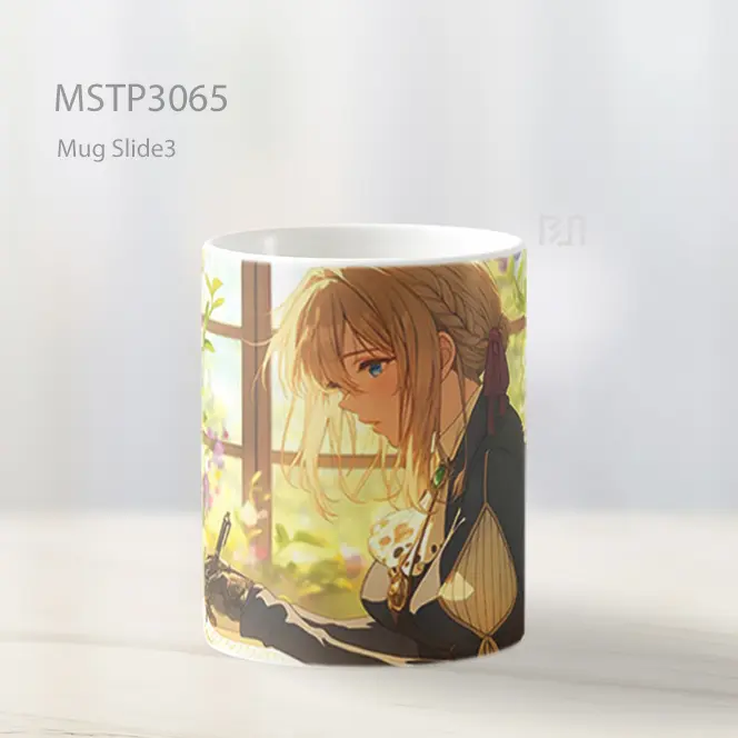 Violet Evergarden Menulis Wallpaper Mug MSTP3065 - All-side / Desain
