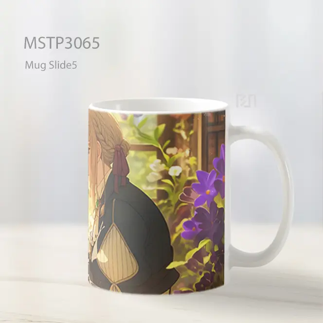 Violet Evergarden Menulis Wallpaper Mug MSTP3065 - All-side / Desain