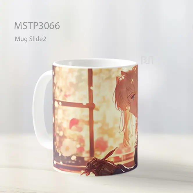 Violet Evergarden Surat Wallpaper Mug MSTP3066 - All-side / Desain