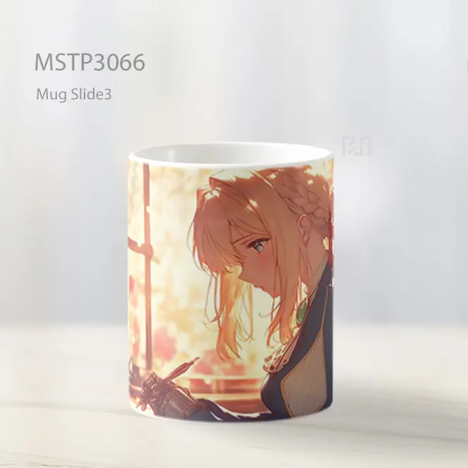 Violet Evergarden Surat Wallpaper Mug MSTP3066 - All-side / Desain