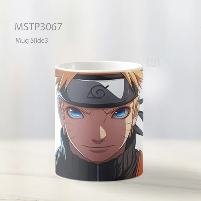 Wajah Serius Naruto Anime Close Up Mug MSTP3067 - All-side / Desain