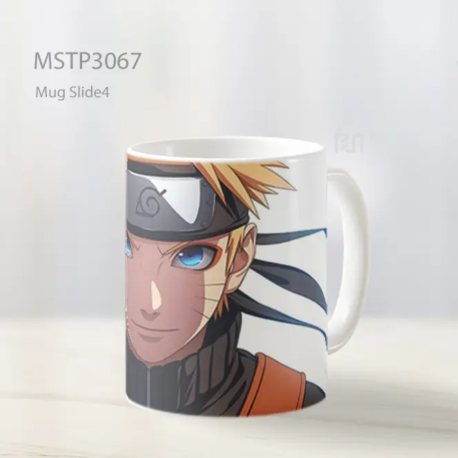 Wajah Serius Naruto Anime Close Up Mug MSTP3067