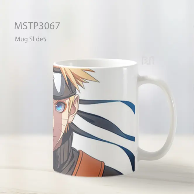 Wajah Serius Naruto Anime Close Up Mug MSTP3067 - All-side / Desain