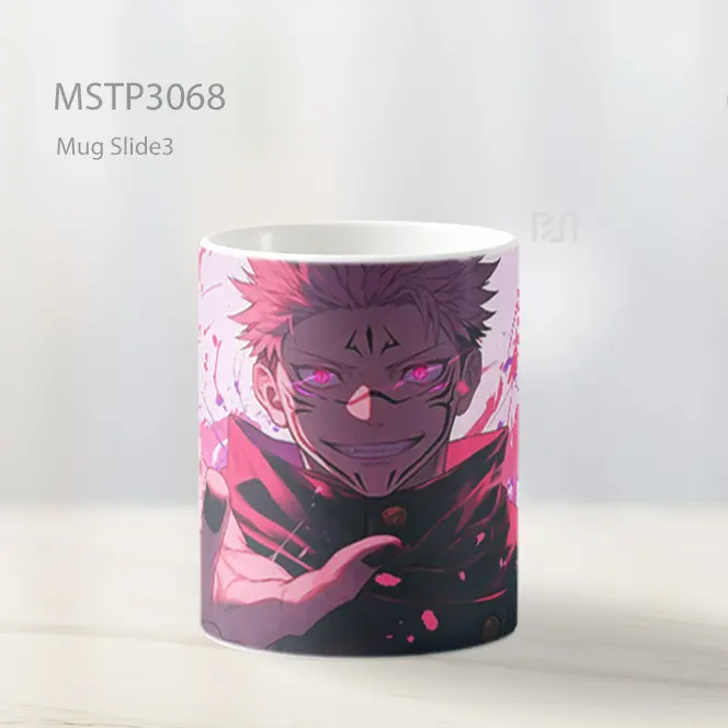 Itadori Yuji Energi Terkumpul%2C Aura Merah Muda Mug MSTP3068 - All-side / Desain