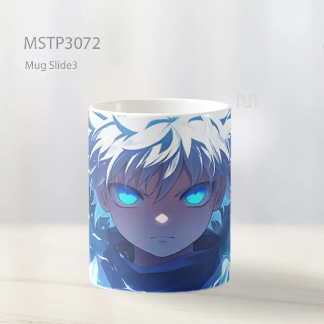Killua Zoldyck Aura Petir Biru Mug MSTP3072 - All-side / Desain