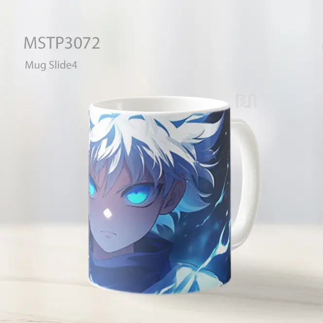 Killua Zoldyck Aura Petir Biru Mug MSTP3072
