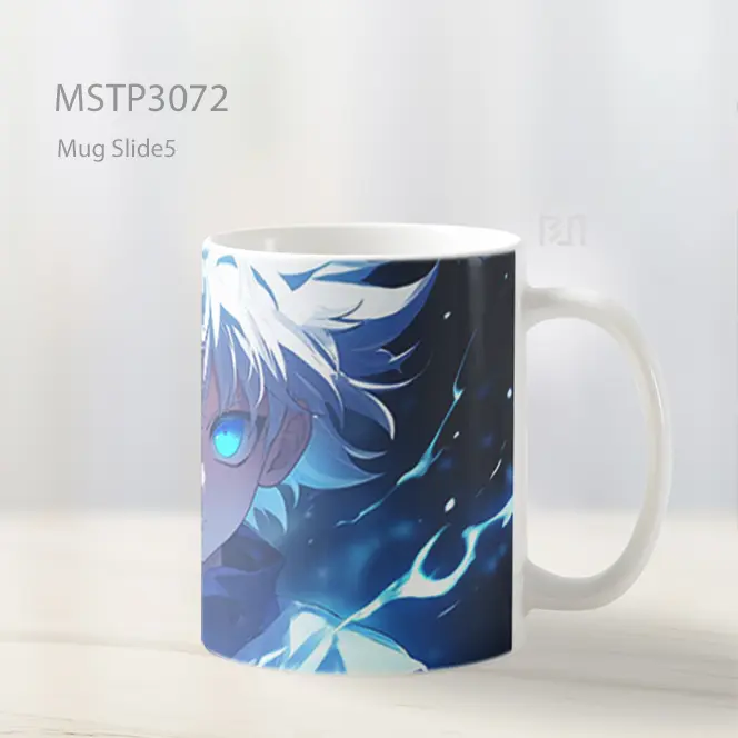 Killua Zoldyck Aura Petir Biru Mug MSTP3072 - All-side / Desain