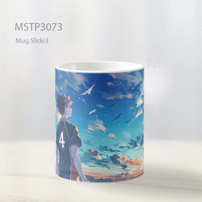 Striker Nomor Empat Di Langit Senja Mug MSTP3073 - All-side / Desain