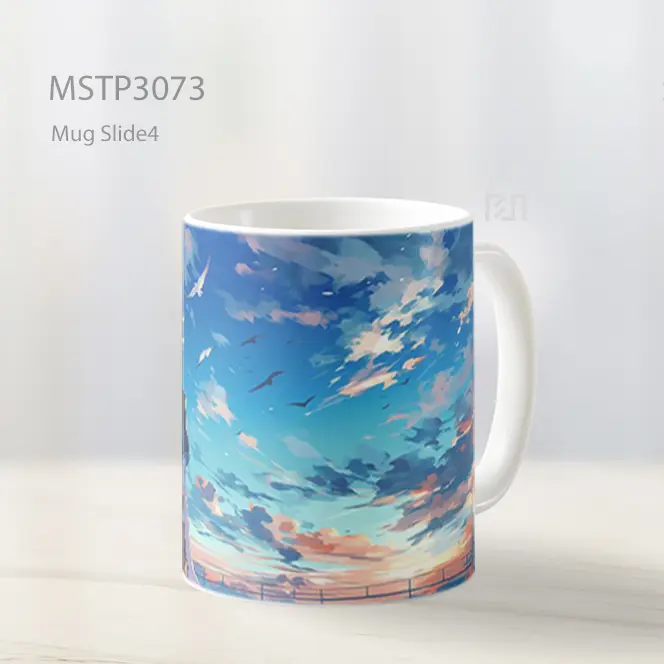 Striker Nomor Empat Di Langit Senja Mug MSTP3073