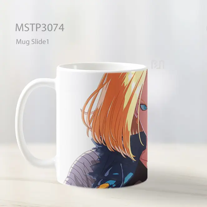 Android 18 Tatapan Dingin Ikonik Mug MSTP3074 - All-side / Desain